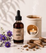 Huile à brûler Bois de Santal – une fragrance boisée, douce et enveloppante