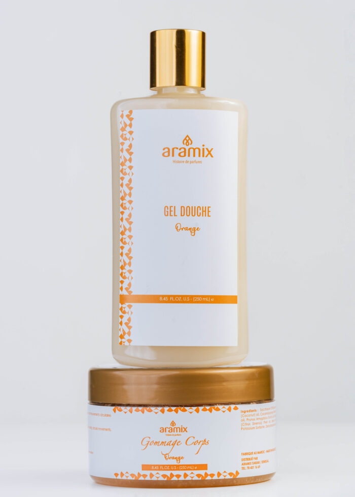 Duo Gel Douche et Gommage Corps Orange – Image 1
