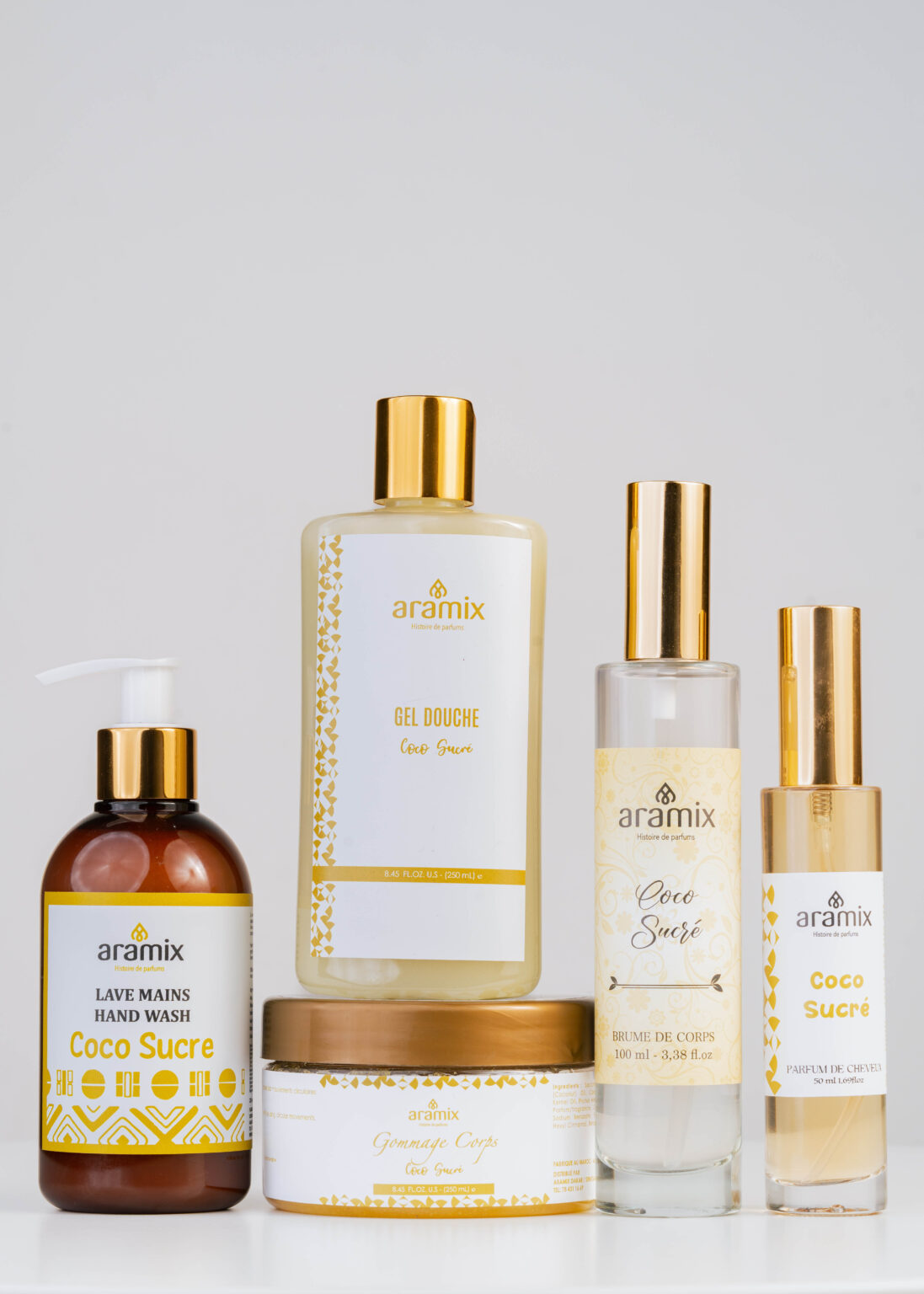 Gamme corps Coco Sucré – Rituel exotique complet coco & monoï - Aramix