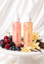 Duo Brumes Jumelles – Vanille & Fruits rouges hydratants et scintillants