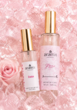 Duo Sublime Pailleté Rose – Élégance florale pour le corps et les cheveux