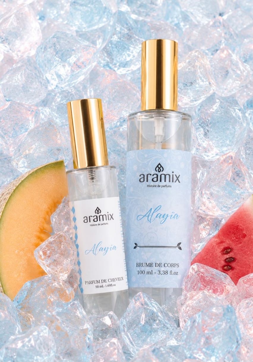 Duo Sublime Pailleté Alayia – Fraîcheur fruitée pour le corps et les cheveux